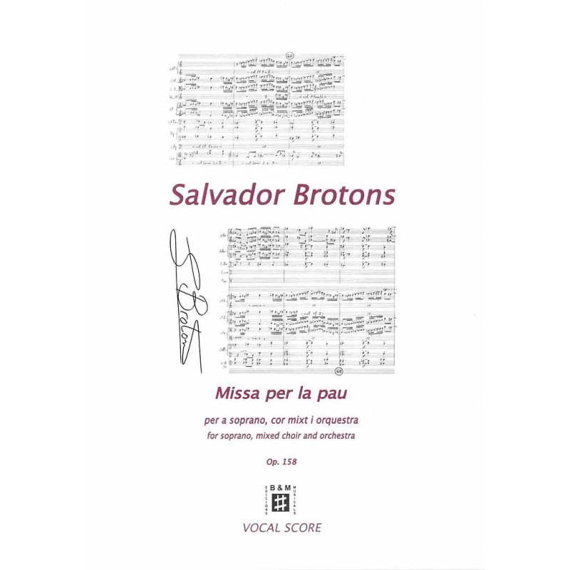 Missa per la pau op.158