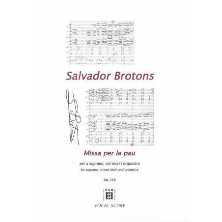 Missa per la pau op.158