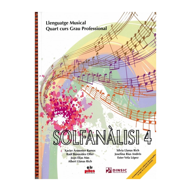 SOLFANALISI 4 (LLIBRE + QUADERN D'EXERCICIS)