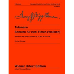 SONATEN FUR ZWEI FLOTEN OP.2 (TWV.40:101-106)