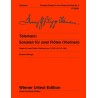 SONATEN FUR ZWEI FLOTEN OP.2 (TWV.40:101-106)