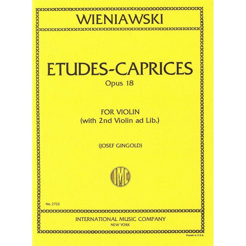 ETUDES-CAPRICES OP.18
