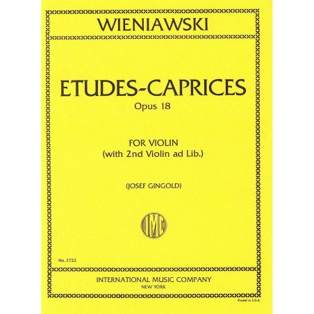 ETUDES-CAPRICES OP.18