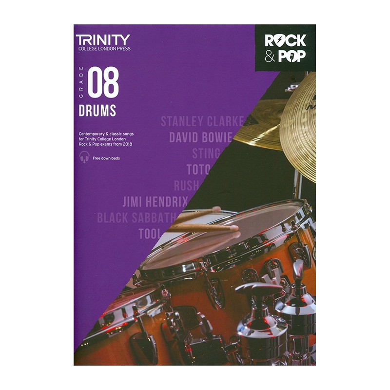 ROCK & POP DRUMS FROM 2018 GRADE 8