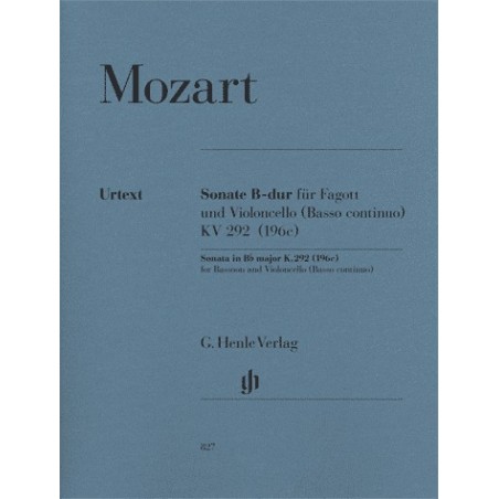 SONATE B-DUR KV.292