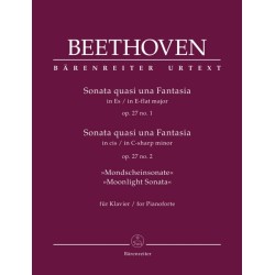 SONATA QUASI FANTASIA & MOONLIGHT SONATA OP.27/1-2