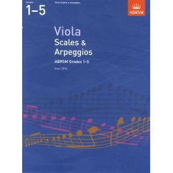 VIOLA SCALES & ARPEGGIOS (FROM 2012) GRADES 1-5