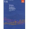 VIOLA SCALES & ARPEGGIOS (FROM 2012) GRADES 1-5