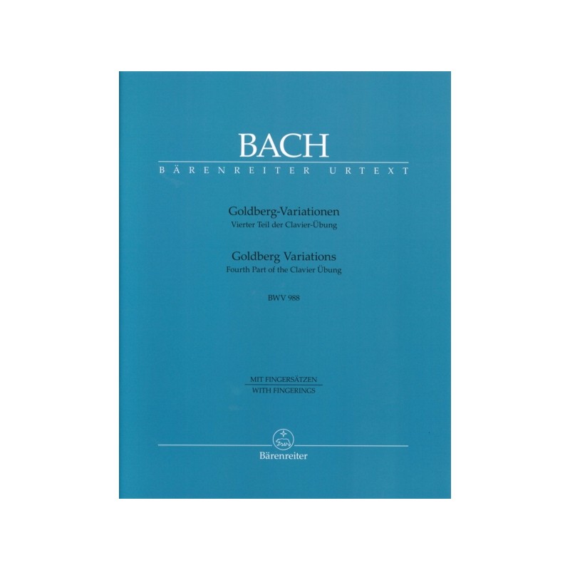 GOLDBERG VARIATIONS BWV.988 (WITH FINGERINGS)