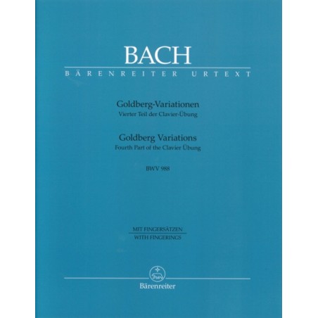 GOLDBERG VARIATIONS BWV.988 (WITH FINGERINGS)