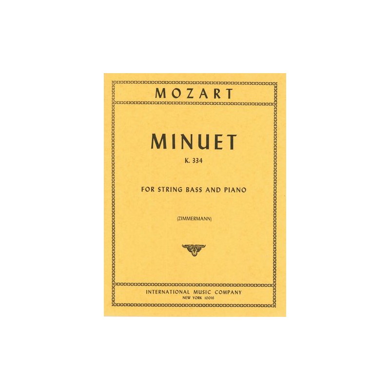 MINUETO K.334