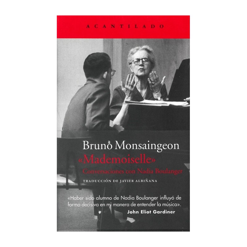 MADEMOISELLE. CONVERSACIONES CON NADIA BOULANGER