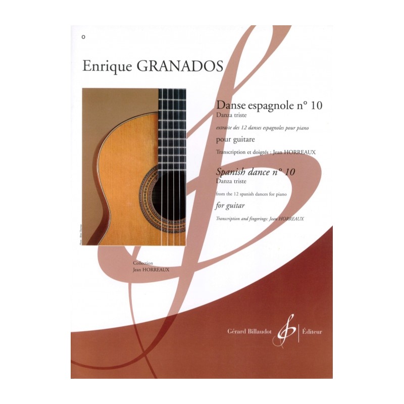 DANSE ESPAGNOLE 10 - DANZA TRISTE