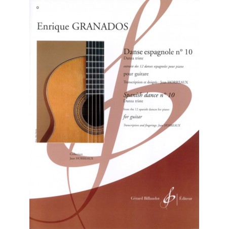 DANSE ESPAGNOLE 10 - DANZA TRISTE