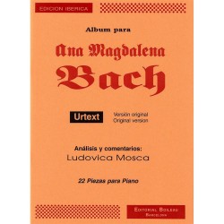 ALBUM PARA ANA MAGDALENA (URTEXT) (L.MOSCA)