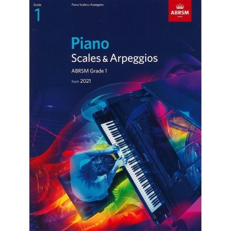 Piano Scales & Arpeggios ABRSM Grade 1 from 2021