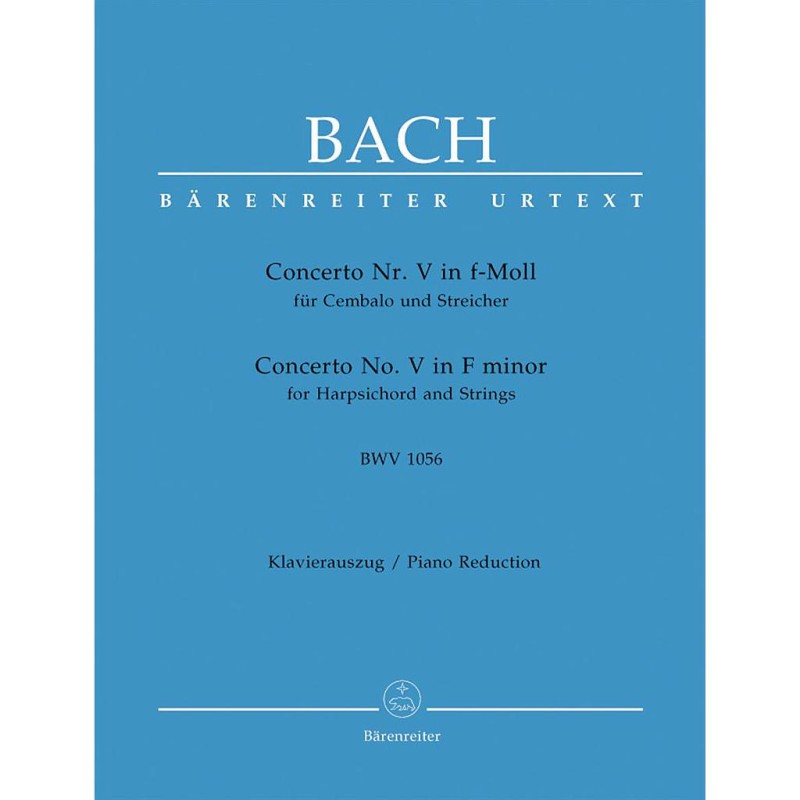 CONCERTO F-MOLL BWV 1056