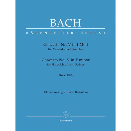 CONCERTO F-MOLL BWV 1056