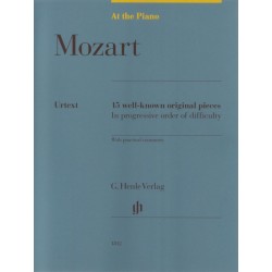 AT THE PIANO. 15 WELL-KNOWN ORIGINAL PIECES