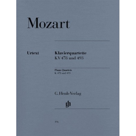 QUARTETS SOL ME KV 478 - MI B MAJOR KV 493