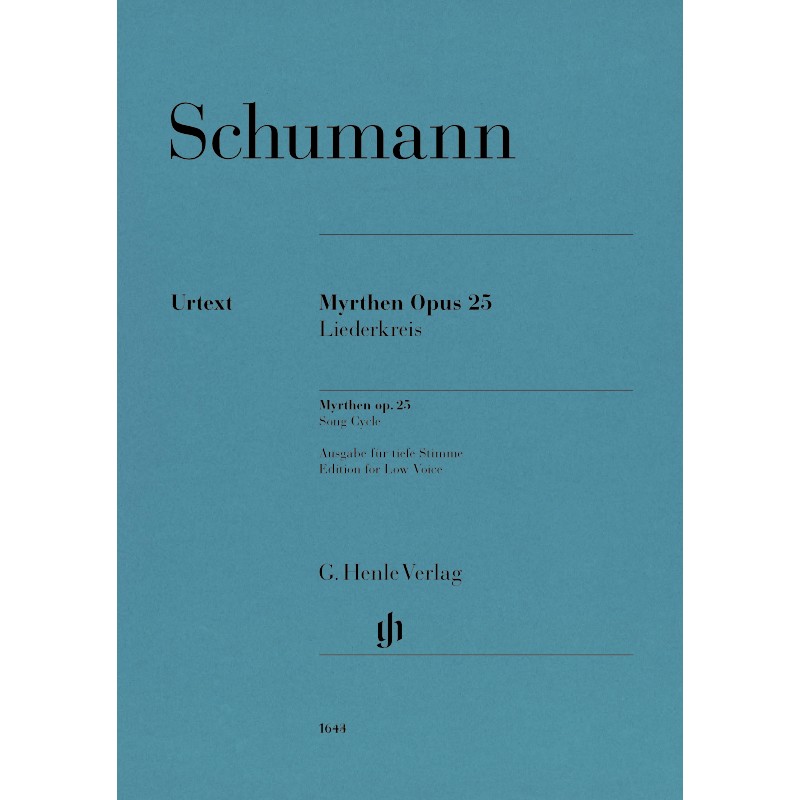 Myrthen op.25 (low voice)