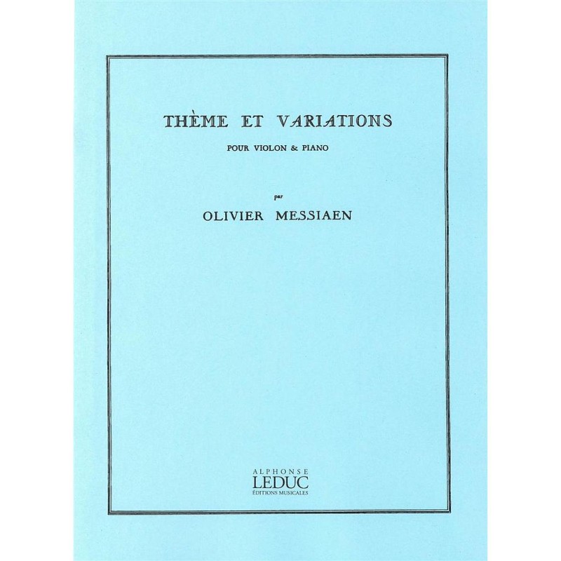 THEME ET VARIATIONS