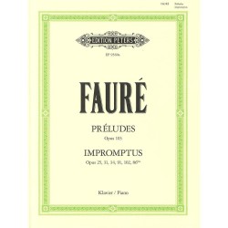 KLAVIERWERKE 1 - 9 PRELUDES/6 IMPROMPTUS
