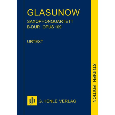 Saxophonquartett B-Dur op.109