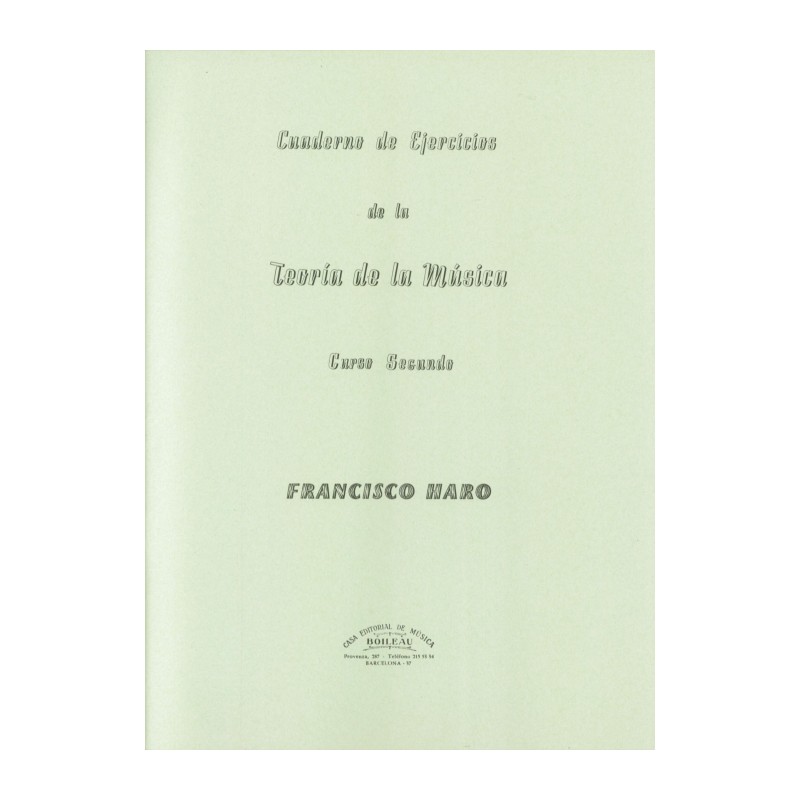 EJERCICIOS TEORIA MUSICA CURSO 2