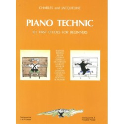 PIANO TECHNIC. 101 FIRST ETUDES FOR BEGINNERS