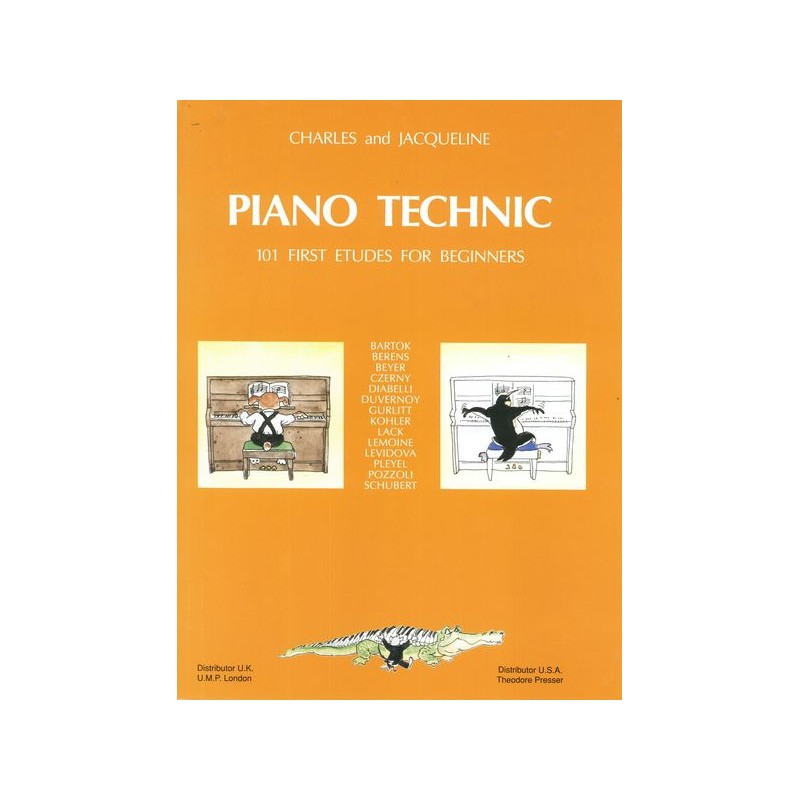 PIANO TECHNIC. 101 FIRST ETUDES FOR BEGINNERS