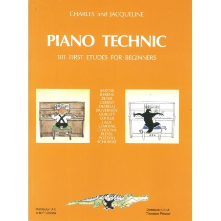 PIANO TECHNIC. 101 FIRST ETUDES FOR BEGINNERS