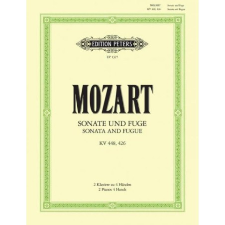 SONATA D KV 448-FUGUE C MIN KV 426