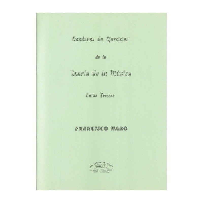 EJERCICIOS TEORIA MUSICA CURSO 3
