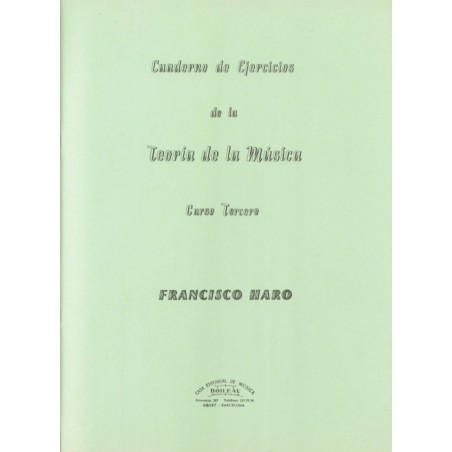 EJERCICIOS TEORIA MUSICA CURSO 3