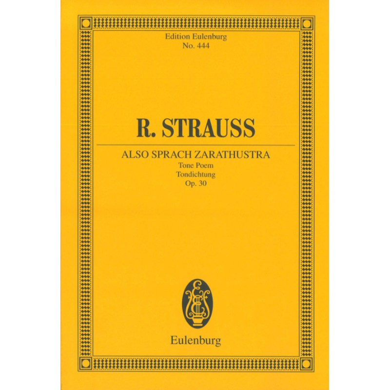 ALSO STRACH ZARATHUSTRA
