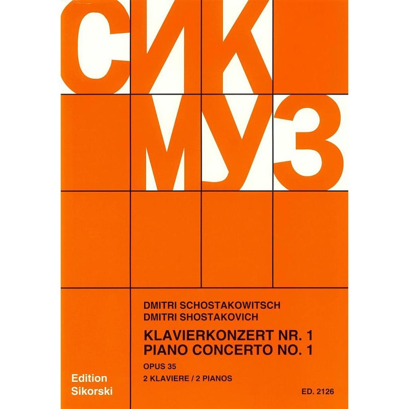 KLAVIERKONZERT 1 OP 35