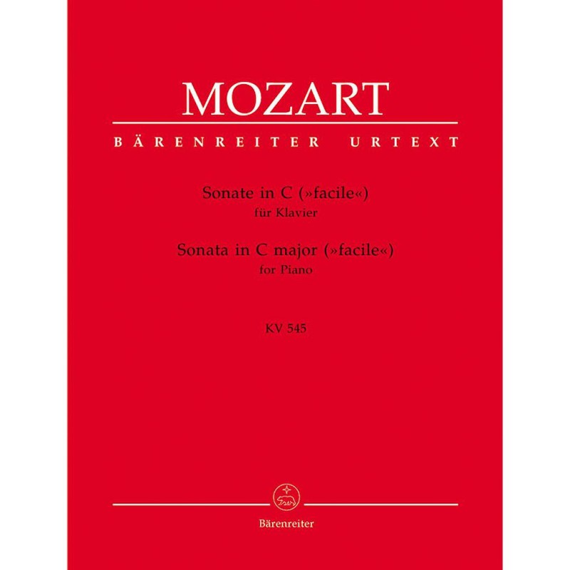SONATA IN C "FACILE" KV.545