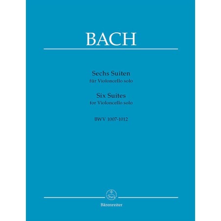 6 SUITES BWV 1007-1012