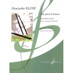 SOLO POUR LE BASSON