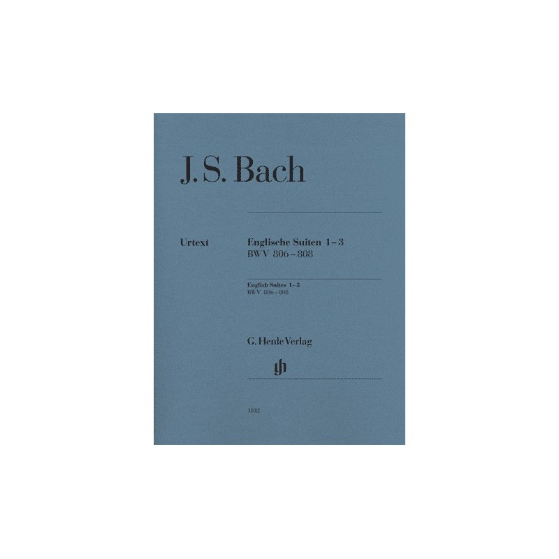ENGLISCHE SUITEN 1-3 BWV.806-808 (SENSE DIGITACIO)