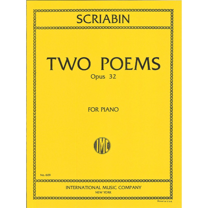 Two Poems op.32