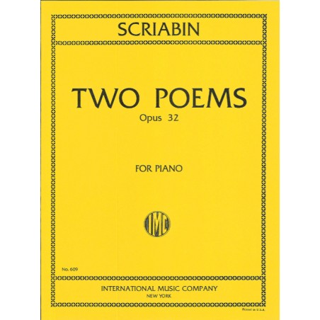 Two Poems op.32