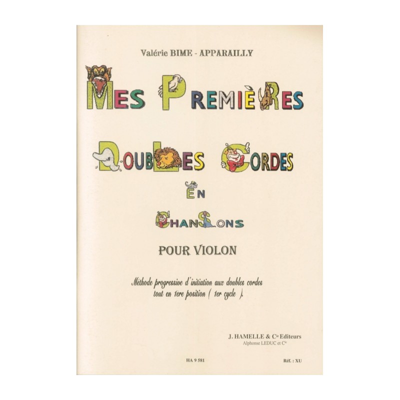 MES PREMIERES DOUBLES CORDES EN CHANSONS