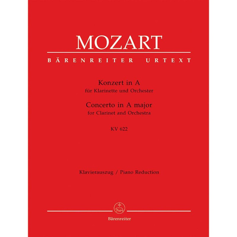 KLARINETTENKONZERT KV.622 A-DUR (LA)