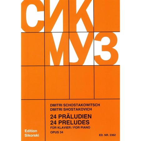24 PRELUDES OP.34