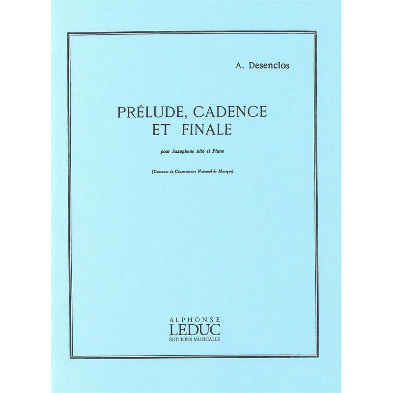 PRELUDE-CADENCE-FINALE
