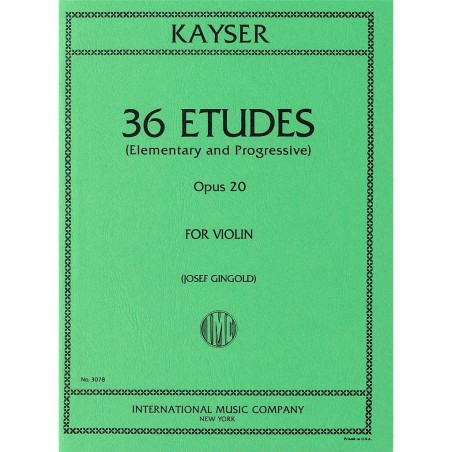 36 ELEMENTARY AND PROGRESSIVE STUDIES OP.20