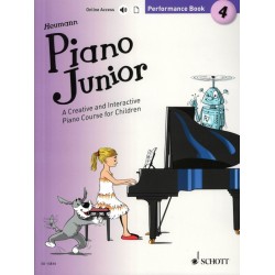 PIANO JUNIOR PERFORMANCE BOOK 4
