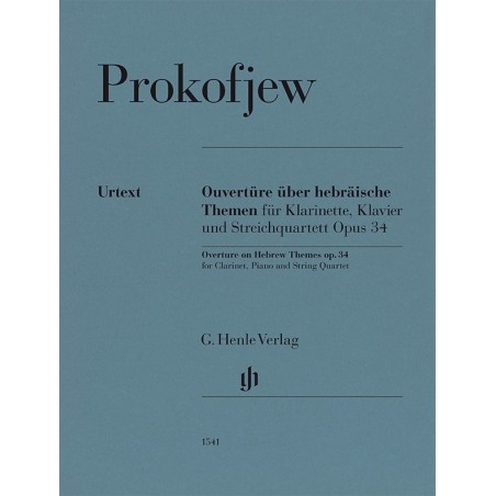 Ouverture uber hebraische Themen op.34